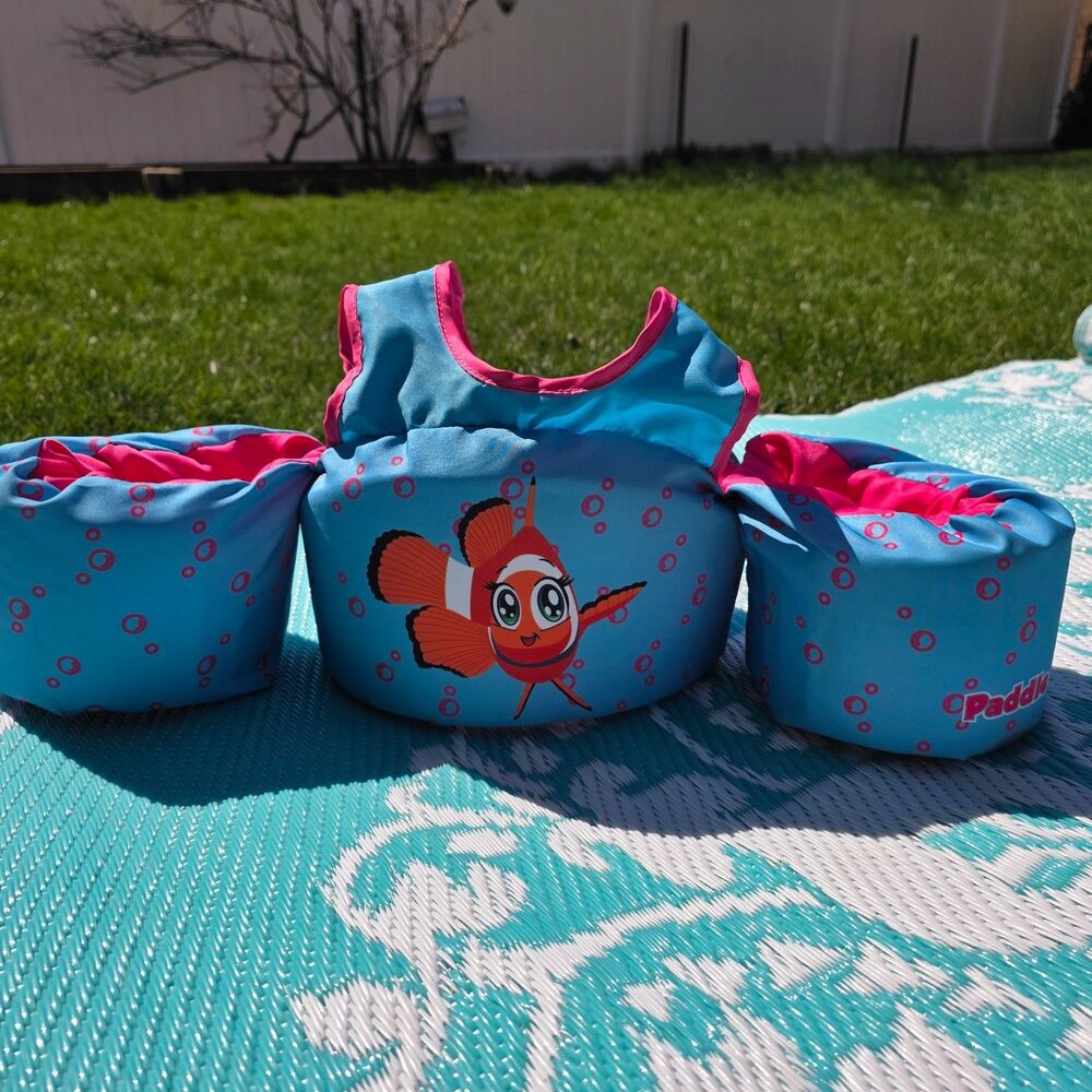 Paddle Pals Child Swim Vest 33–55 lbs US Coast Guard Approved Floatation Device